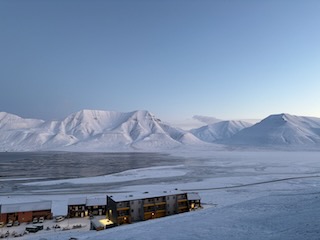 Svalbard from our Airbnb