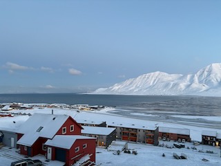 Svalbard from our Airbnb