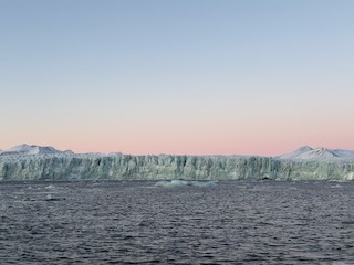 The glacier Borebreen