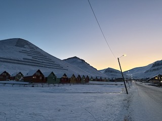Landscape in Longyearbyen