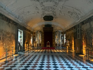 The great hall in Rosenborg Castle