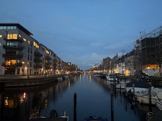 A canal in Copenhagen